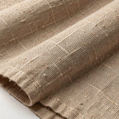 a close up of woven linen fabric