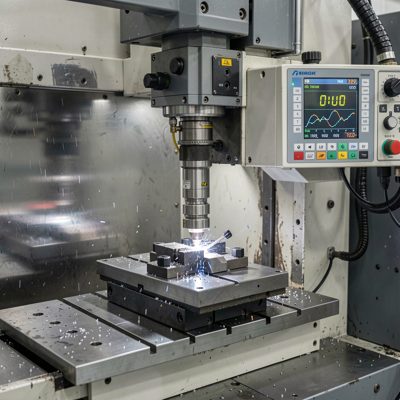 a machine tool with a digital readout